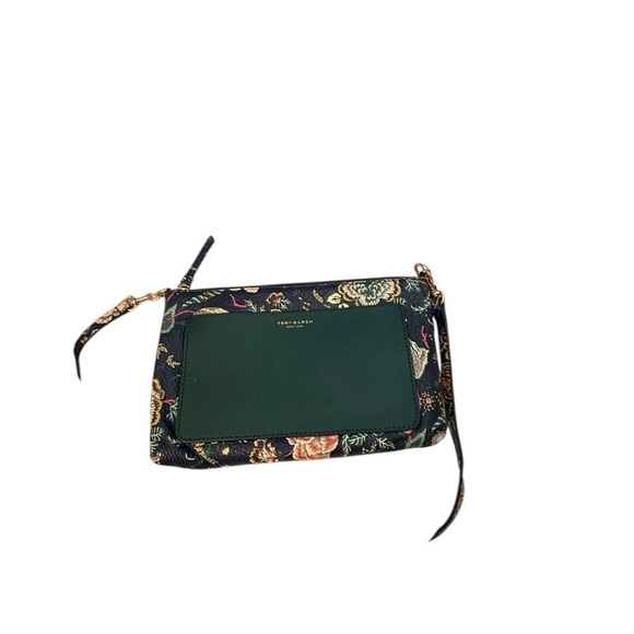 TORY BURCH Elegant Green Floral Women's Bag - Picture 4 of 10